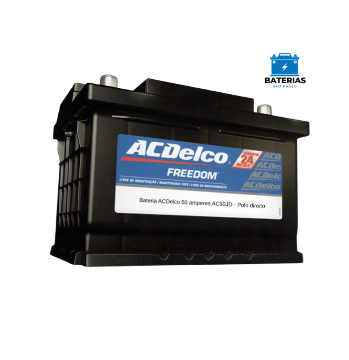 Bateria ACDelco 48Ah – 48FD – Polo Direito