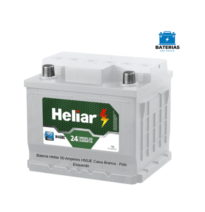Bateria Heliar 45Ah – HF45BD – Polo Direito