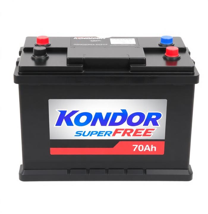 Bateria Kondor Super Free 70Ah – SF24PL – Polo Direito