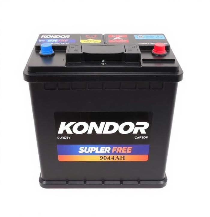 Bateria Kondor Super Free 90Ah – SF26PL – Polo Direito