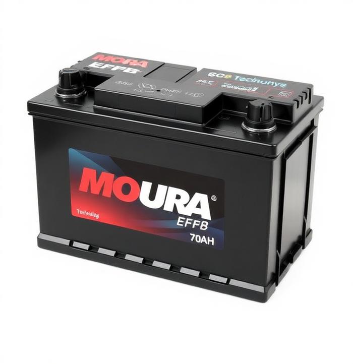Bateria Moura EFB 70Ah – MF70AD – Start-Stop – Polo Direito